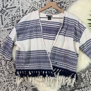 Chelsea & Theodore short sleeve cardigan top